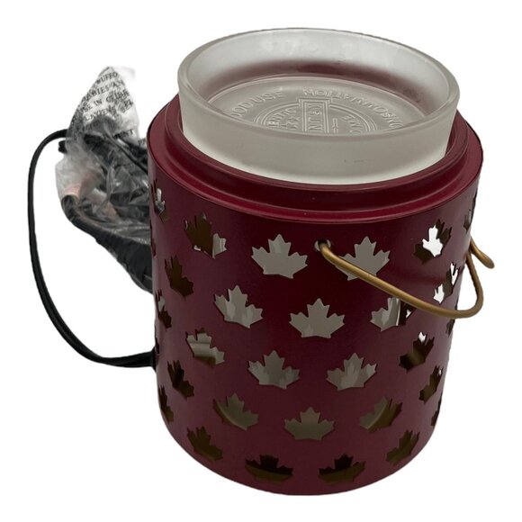 Scentsy Warmer True North Maple Leaf Red Retired Full Size Canadian Exclusive - Picture 4 of 12